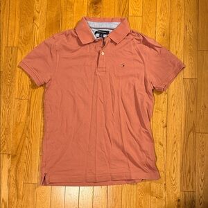 Tommy Hilfiger Men's Polo Shirt in Dusty Rose